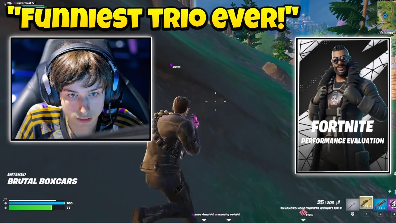Peterbot TROLLING in TRIO CASH CUP with his NEW TRIO! (30 kill win)