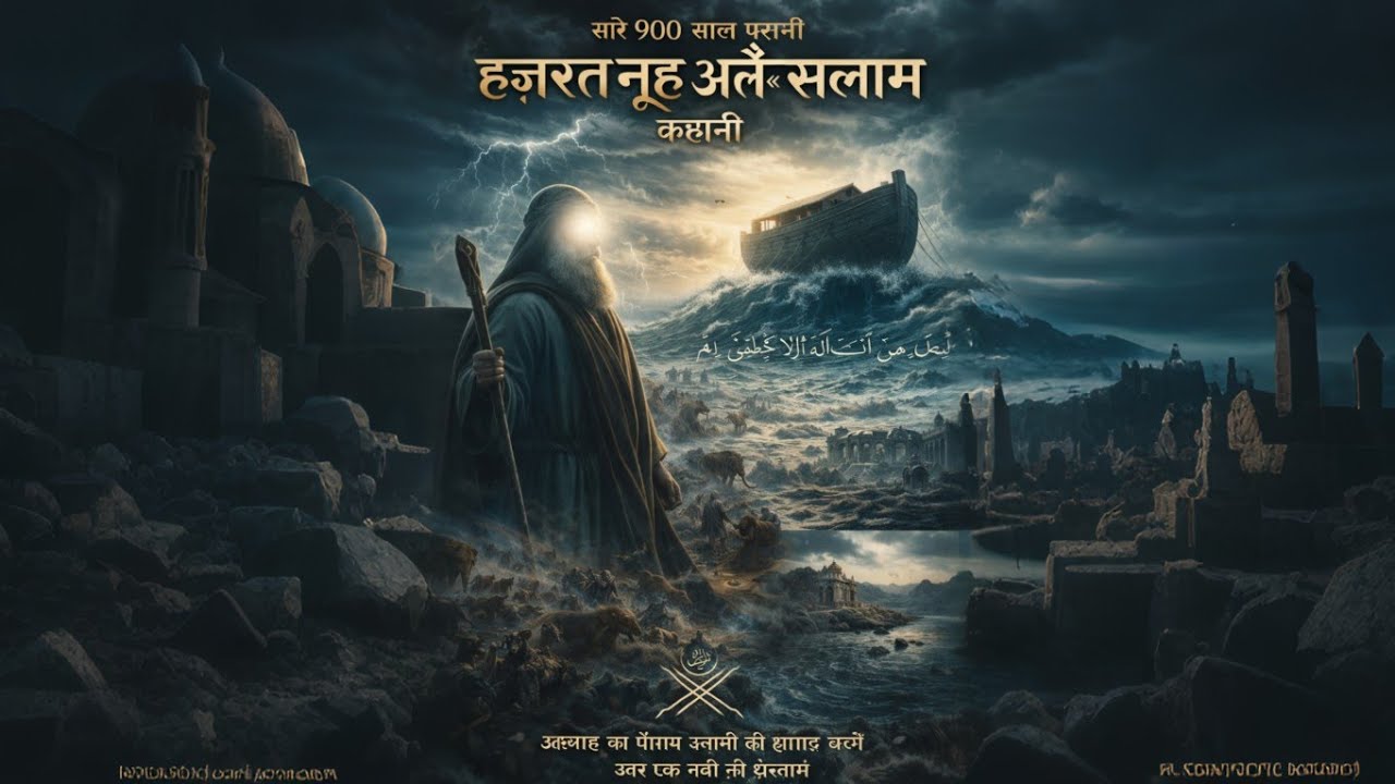 हजरत नूह अलैहिस्सलाम की अल्लाह पुराणे 950साल कौंग की कहानी😱