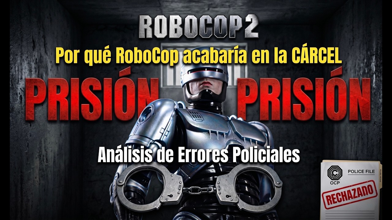 POLICÍA REAL analiza ROBOCOP 2: Un Desastre Táctico y Legal 👮‍♂️🤖