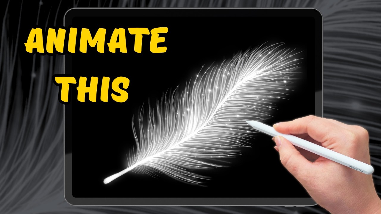 Easy Feather Loop Animation in Procreate & Procreate Dreams