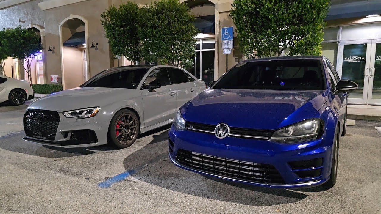 2016 Volkswagen Golf R Upgraded Turbo E85 vs 2019 Audi RS3 Bolt ons E85