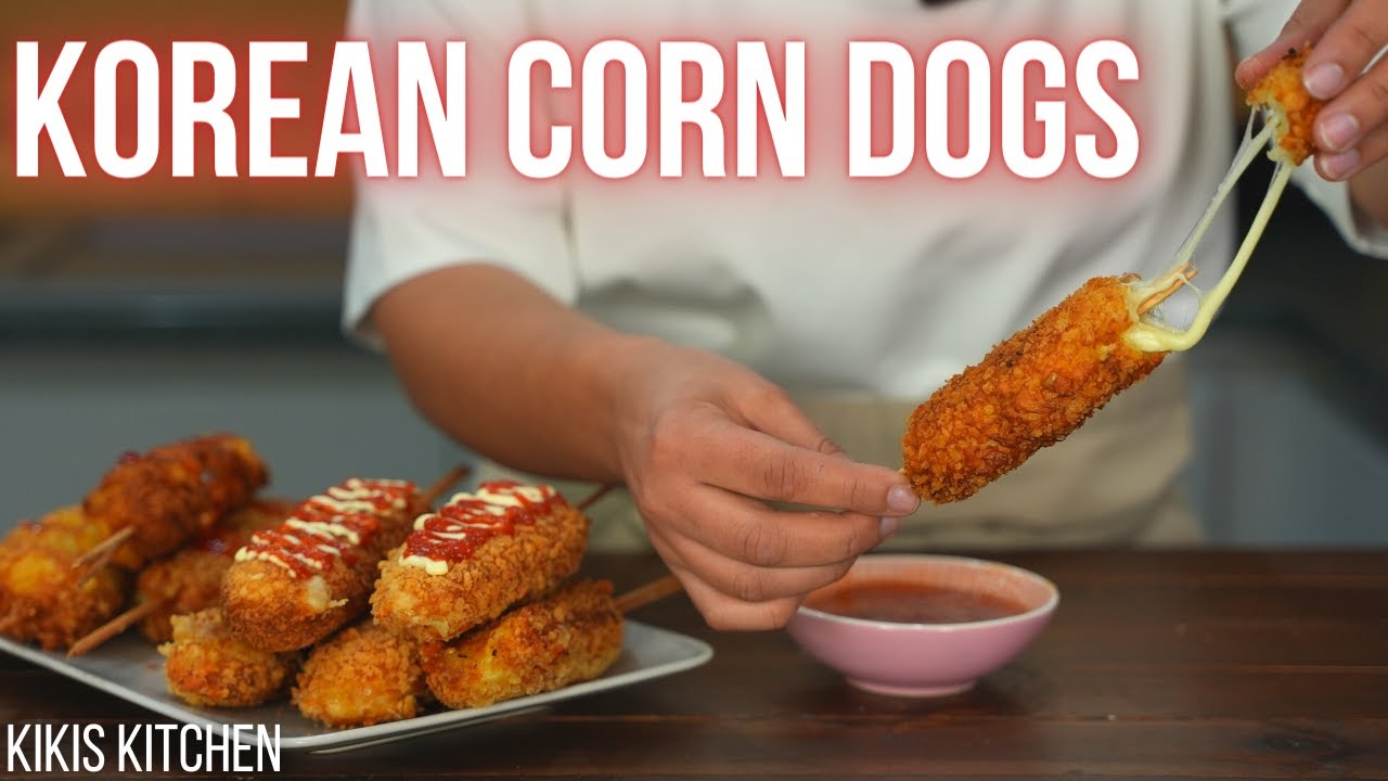 ENDLICH! Wir machen die berühmten koreanischen Corn Dogs - Korean Street Food mit Kiki