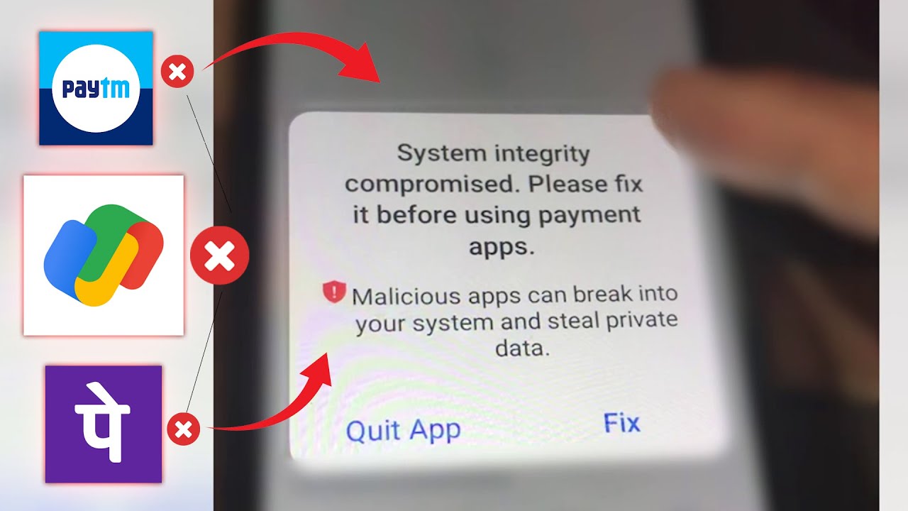 Fix System Integrity Compromised Error on Google Pay & PhonePe (Realme Phones)