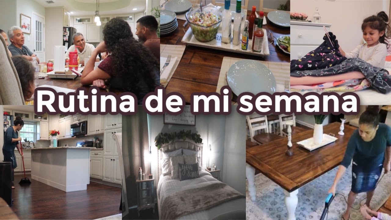 MI RUTINA DE LIMPIEZA 🧹🧺 + CENA EN  FAMILIA 😋 + UN POQUITO DE TODO!!! 🤗