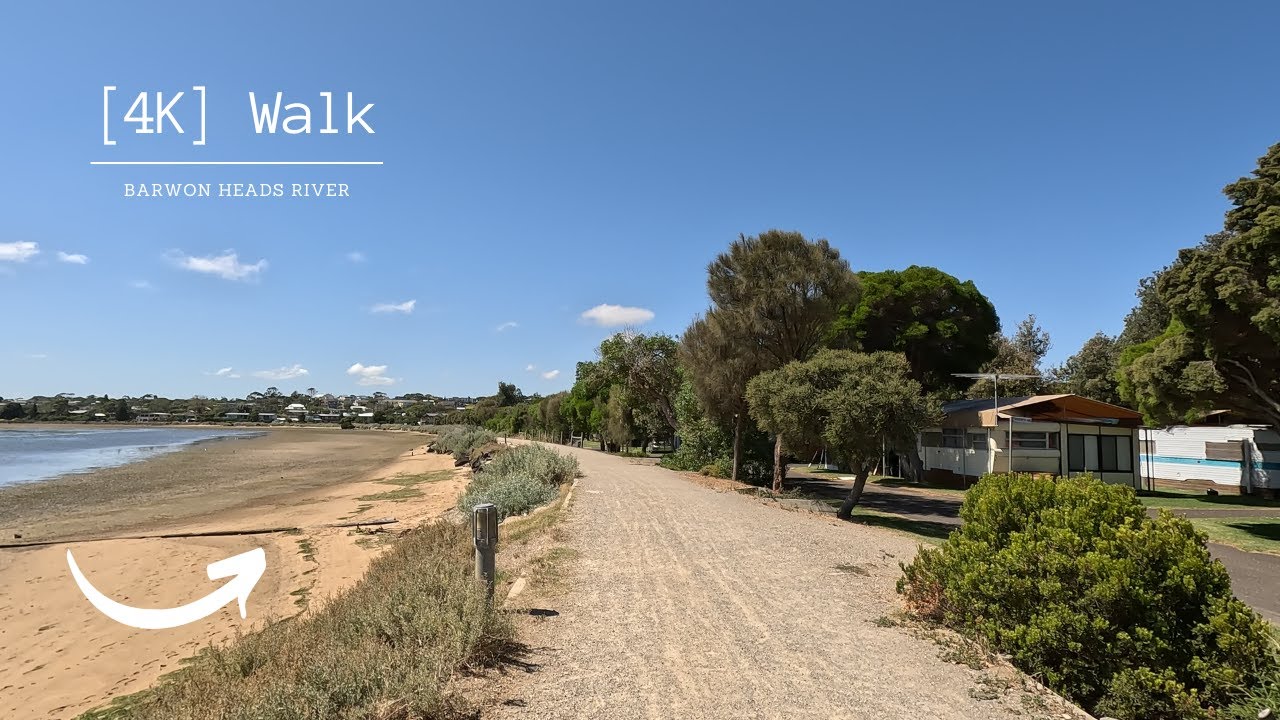Barwon River walk || Barwon Heads, Victoria || [4K] Ambient Walk