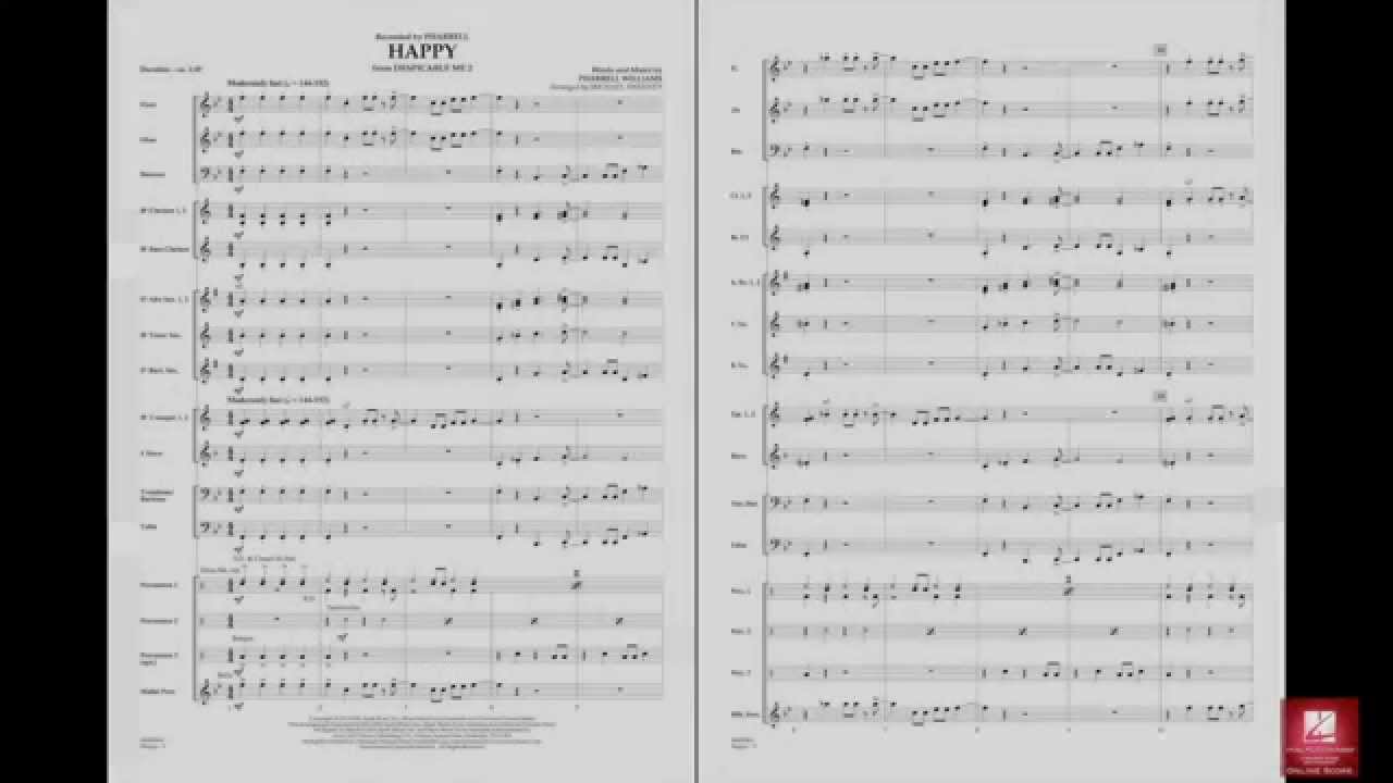Happy by Pharrell Williams/arr. Michael Sweeney