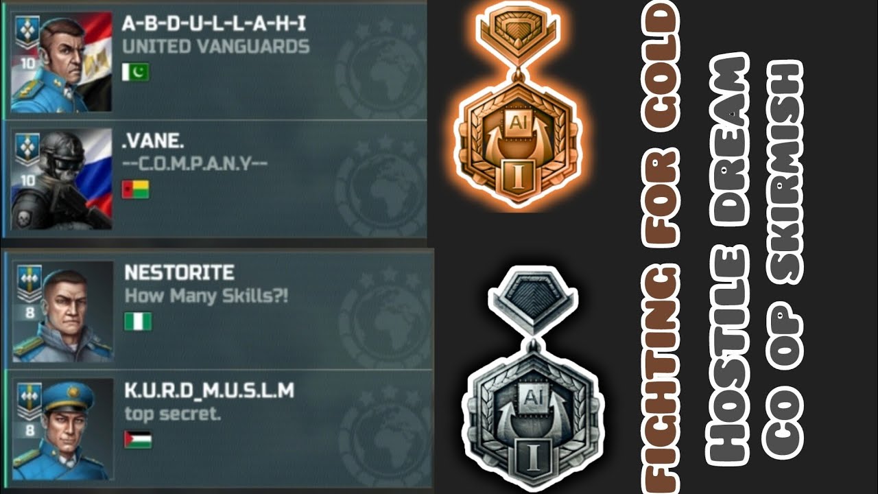 Co-op Skirmish Unassailable Fortress - Hostile Dream - AI TOP (BEST TIME) - BRONZE & STEEL LEAGUE 