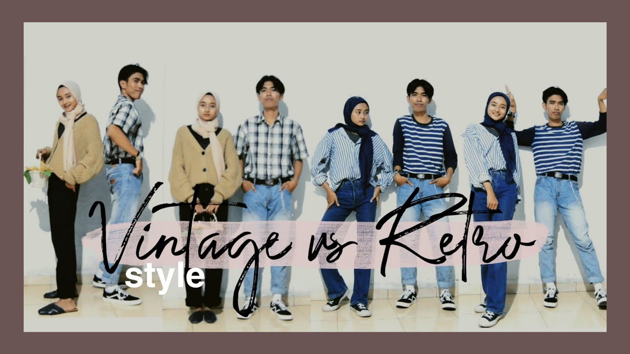Vintage VS Retro Style | OOTD mix and match