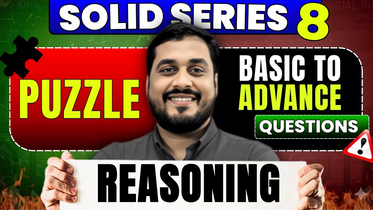 UPSI 2025 | Reasoning Puzzle Questions | Basic to Advance QUESTIONS by Amit Rai Sir