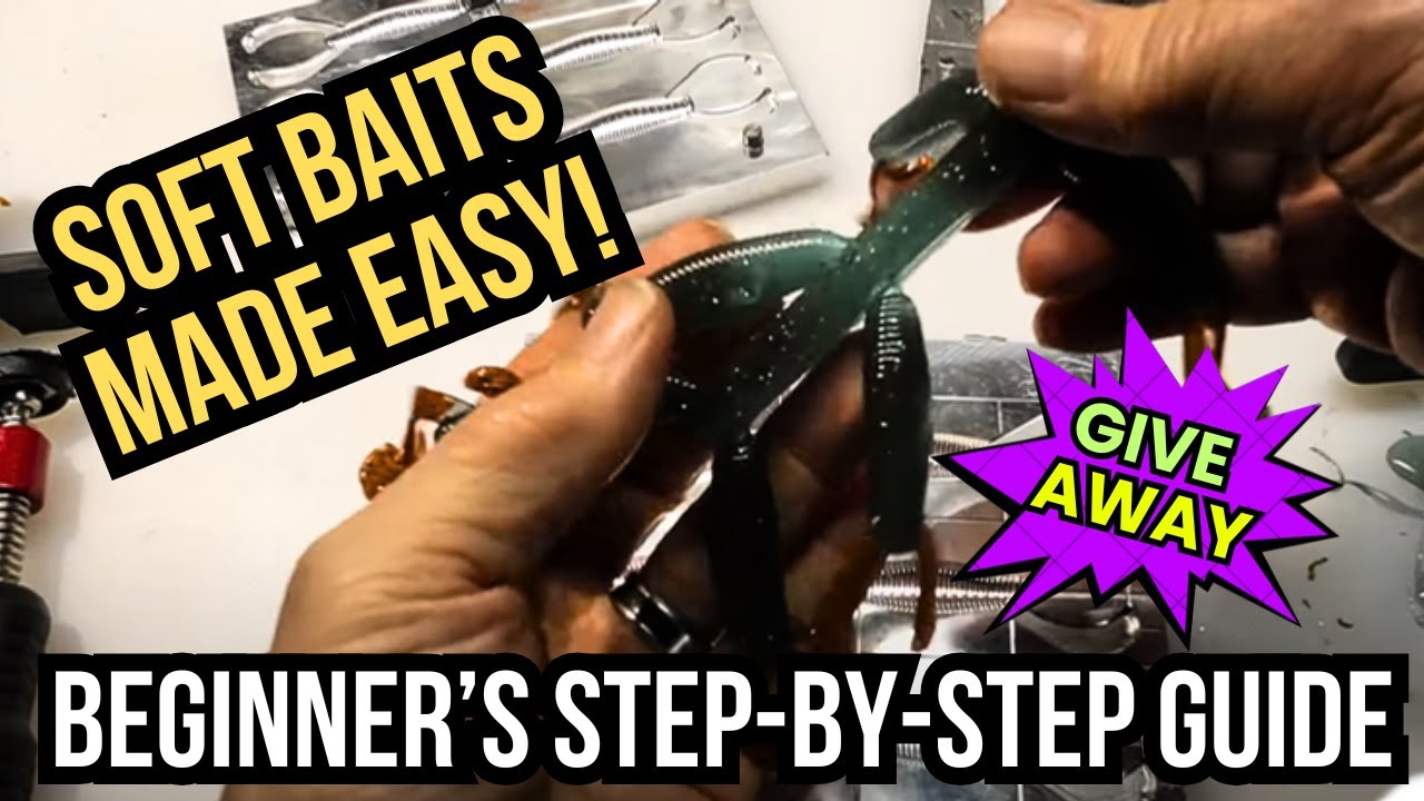Beginner&rsquo;s Guide to Making Soft Plastic Baits + Giveaway  DIY Bait Making Step-by-Step!