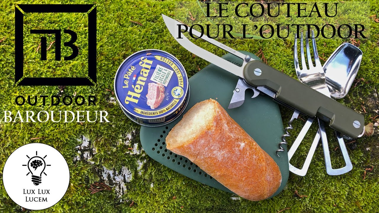 TB Outdoor Baroudeur, couteau de Campagne de l'Armée française. Le couteau outdoor. #madeinfrance