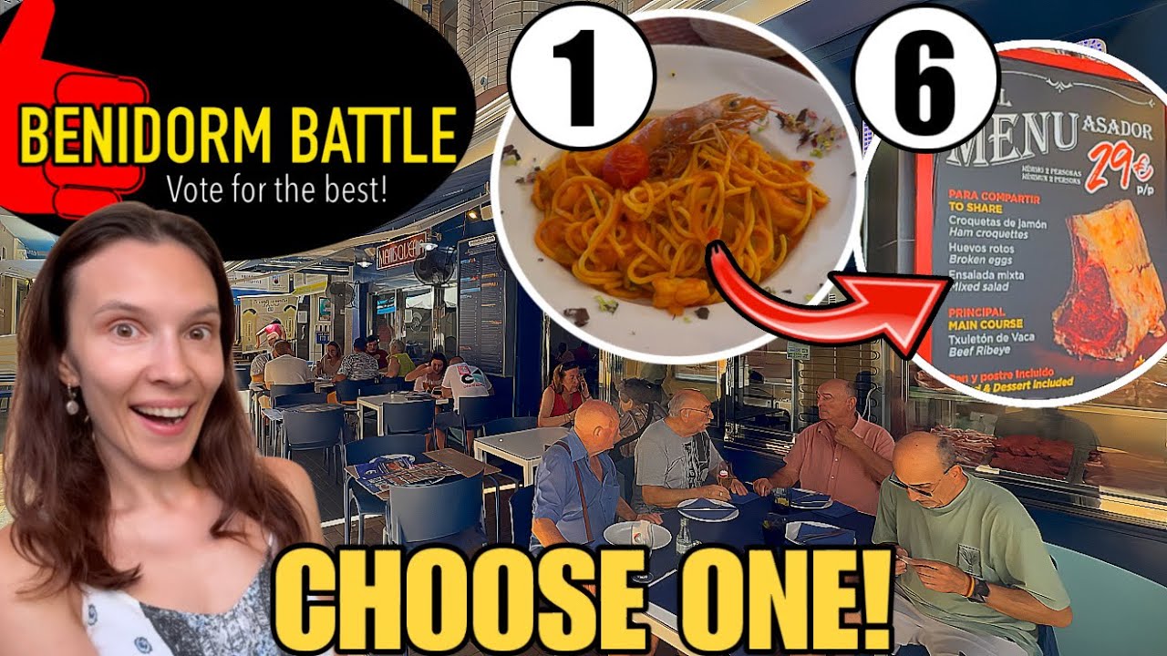 TOP 6 TAPAS Alley Bars! 🥘🦐| Benidorm Battle Ep.7