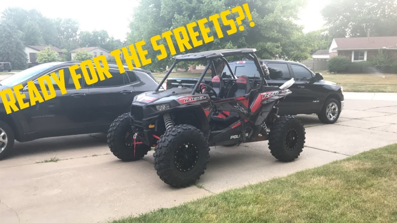 My Street Legal Michigan RZR!!.......... Well Almost...