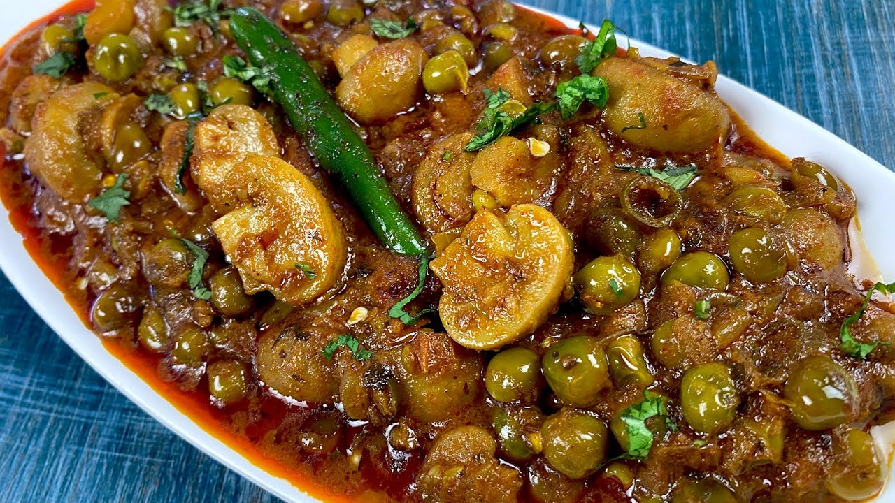 खुल जायेगा दिमाग का शटर जब बनओगे बिना मेहनत किये मशरुम मटर।ऐसे अनोखी रेसिपी आपने आजतक नहीं देखी