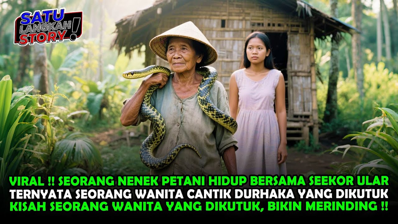 VIRAL !! NENEK TUA MISKIN TINGGAL BERSAMA SEEKOR ULAR, TERNYATA SEORANG WANITA DURHAKA YANG DIKUTUK