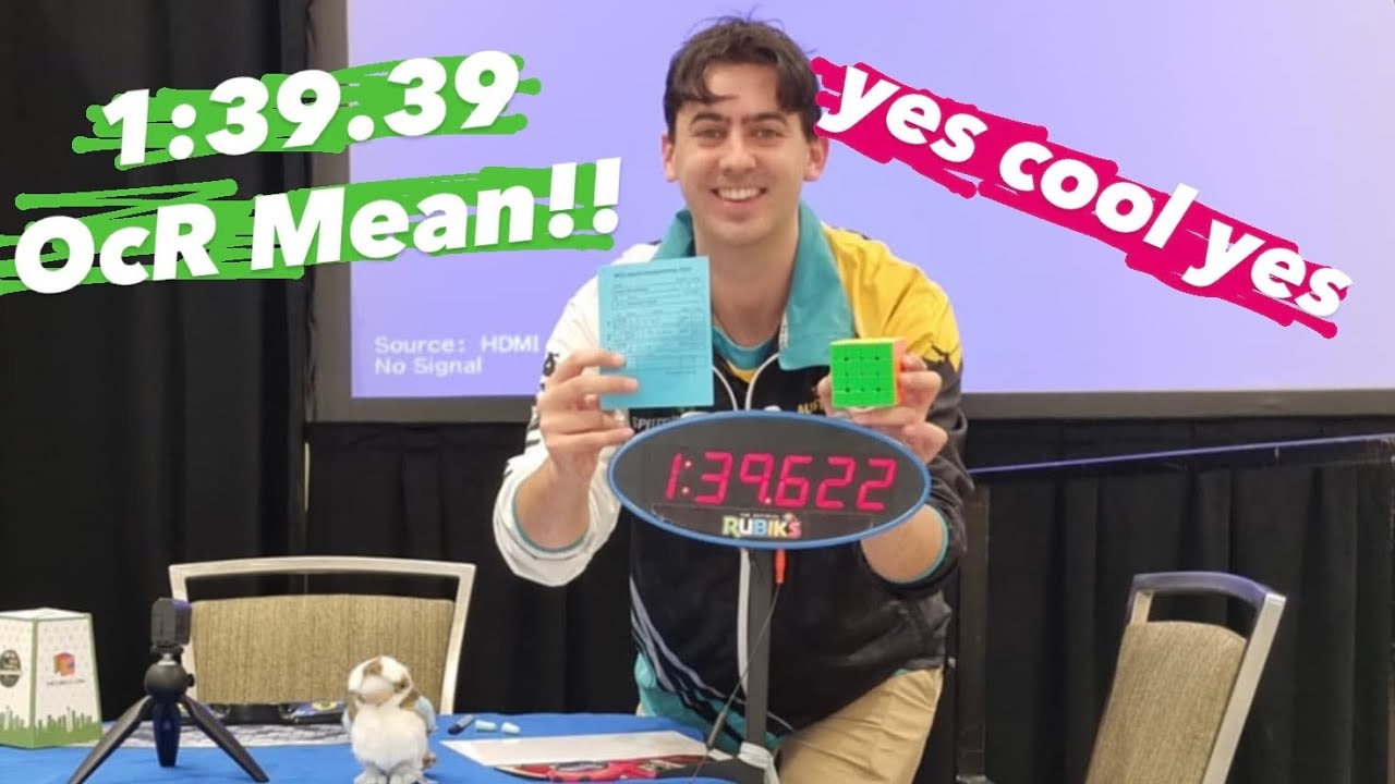 [OcR] 1:39.39 4BLD Mean | Michael Tripodi