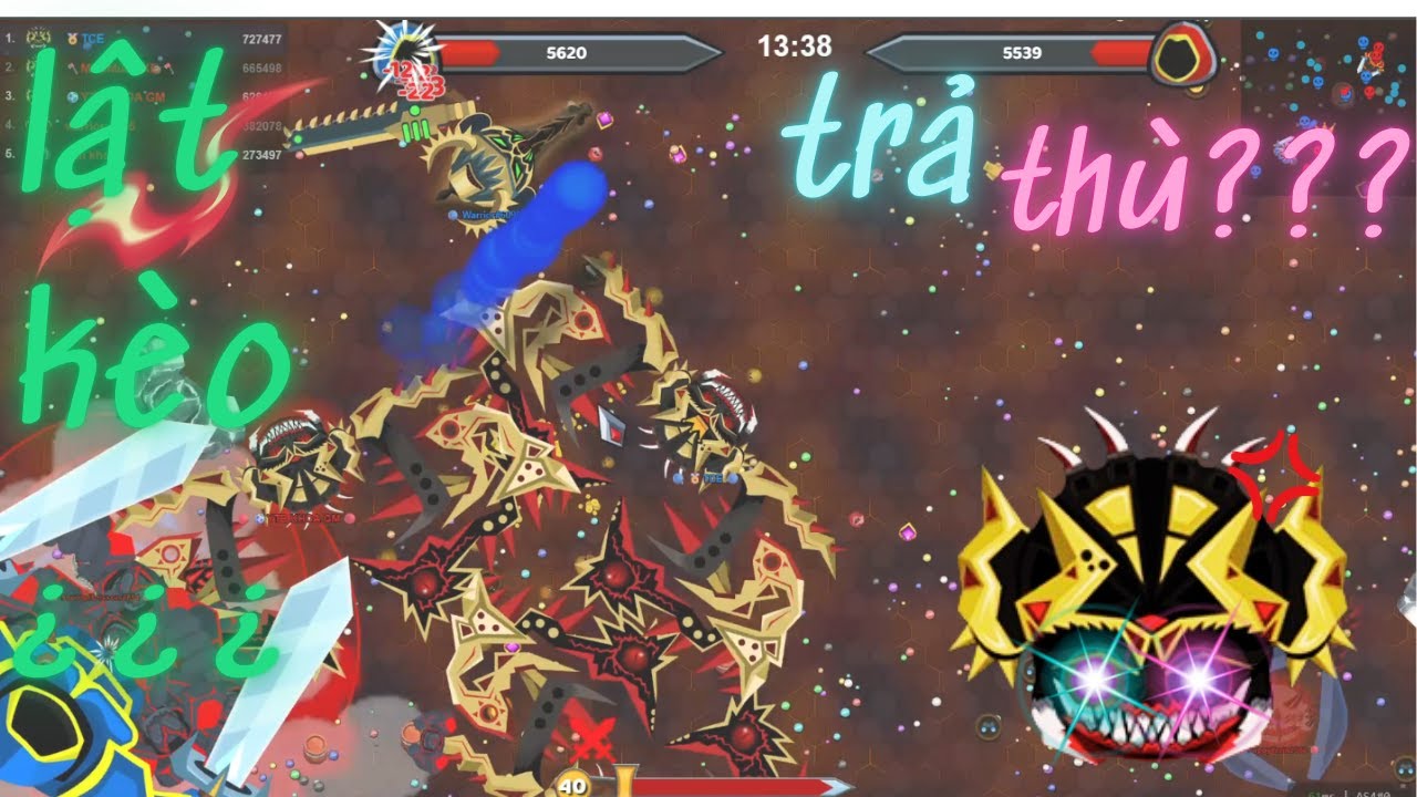 Dùng Lv nhỏ để solo với Lv lớn hơn và màn trả thù mãn nhãn - EvoWars.io