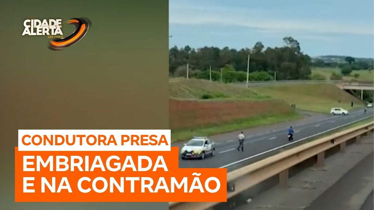 Motociclista de 39 anos é presa embriagada e na contramão em Votuporanga (SP)