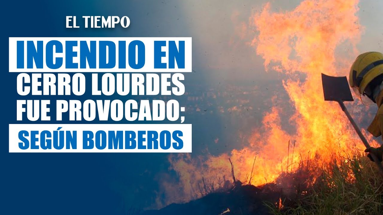 Incendio en el Cerro Lourdes: Bomberos controlan fuego provocado