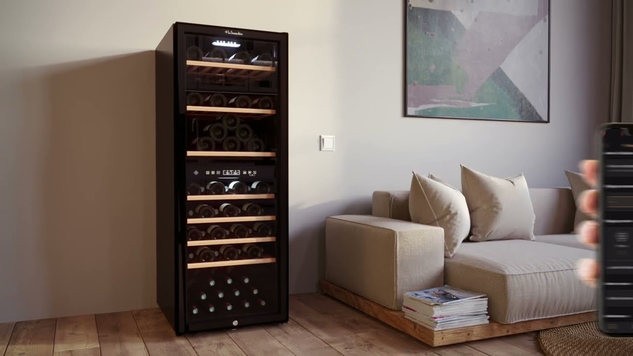 La Sommelière Dual Zone Service wine cellars with remote control - ECS range
