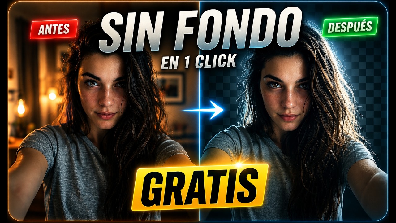 Cómo eliminar el fondo de una foto GRATIS con IA (2026)