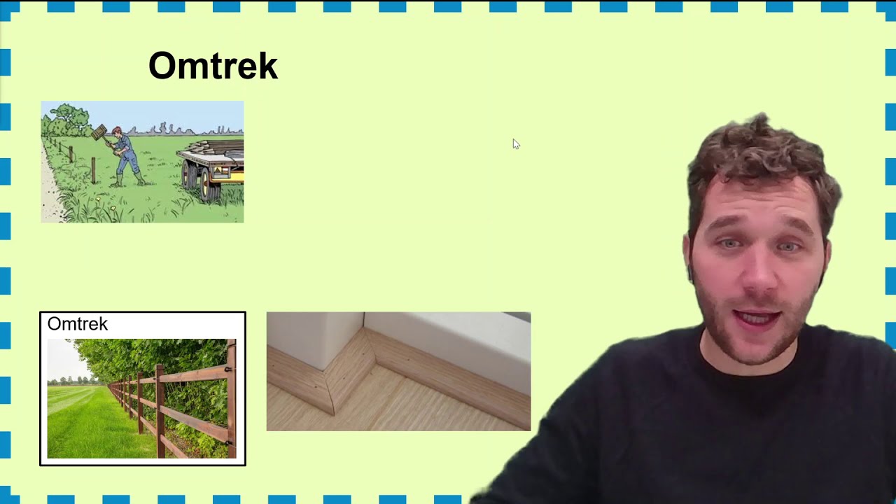 Omtrek en oppervlakte uitrekenen reken uitleg video