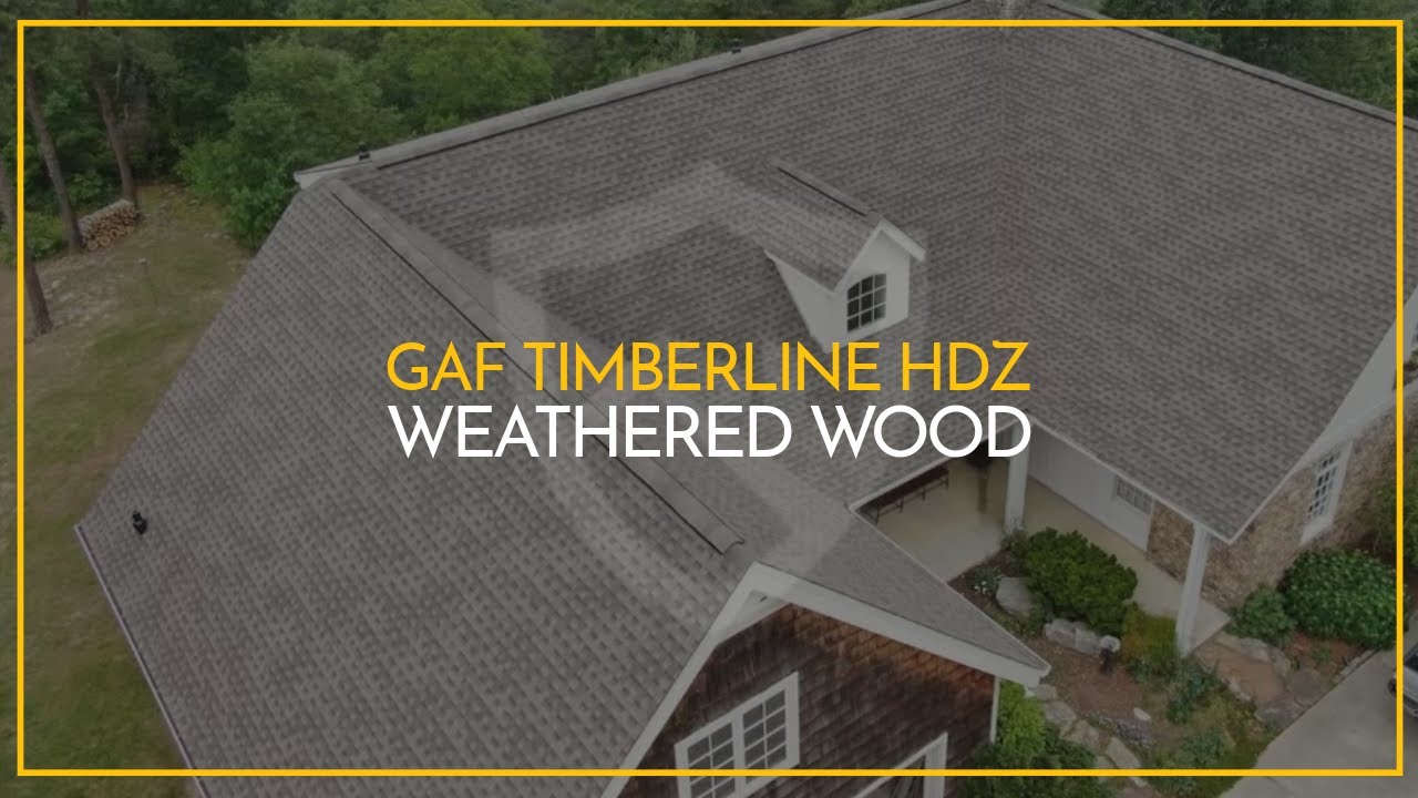 GAF Timberline HDZ Weathered Wood Shingles