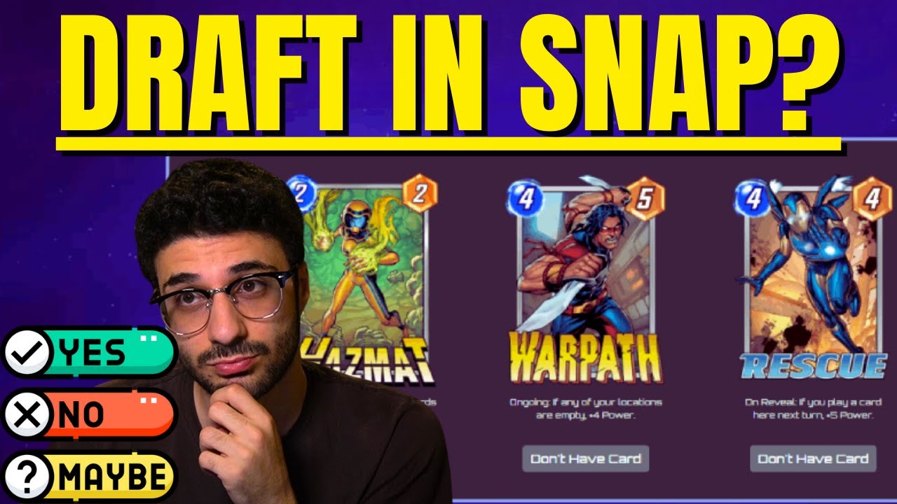 Why Draft Mode is NOT in Snap | Marvel Snap Rise of the Phoenix