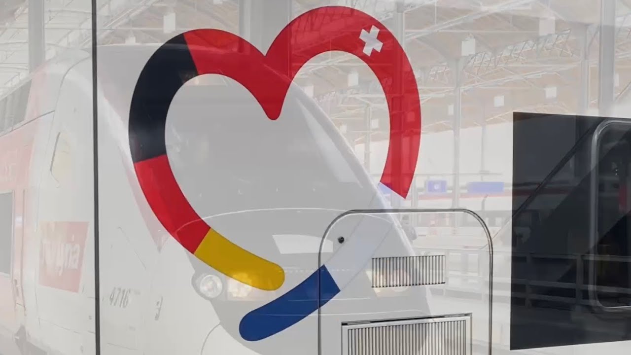 Züge im Bahnhof Basel 🇨🇭SBB