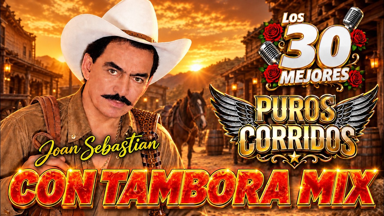 JOAN SEBASTIAN &ndash; Puros Corridos Mix con Tambora 🔥 | Sus 30 Mejores Corridos