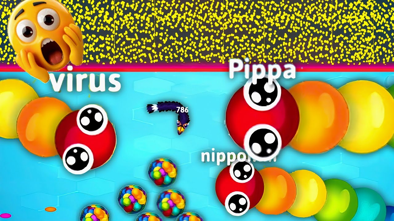 SNAKE IO🐍  RAINBOW 🌈 SNAKE IO🐍 vS 💀 MONSTER TOCO EPIC SNAKE.IO 🐍 BEST / FUNNY GAMEPLAY ! Snake Game 