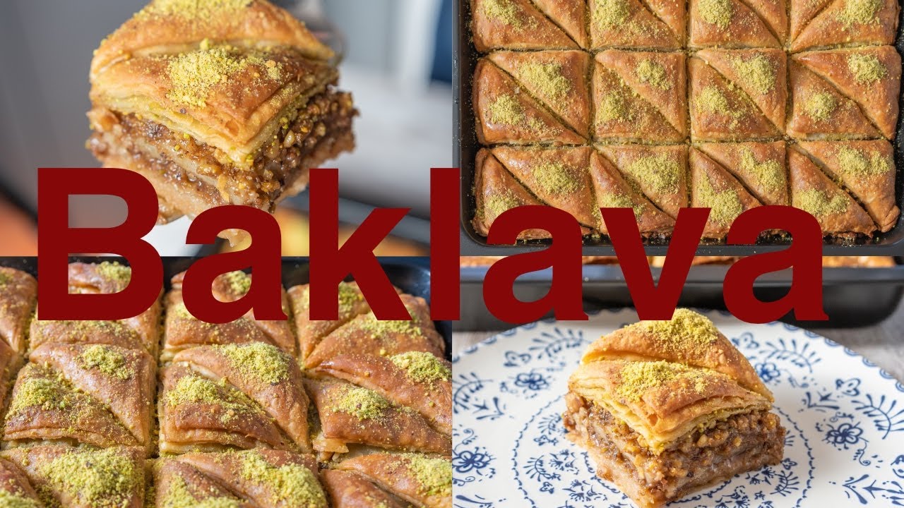 Baklava autentica Turca. ✅  Baklawa Turca 🥰 El Paraiso De Los Sabores 🥰