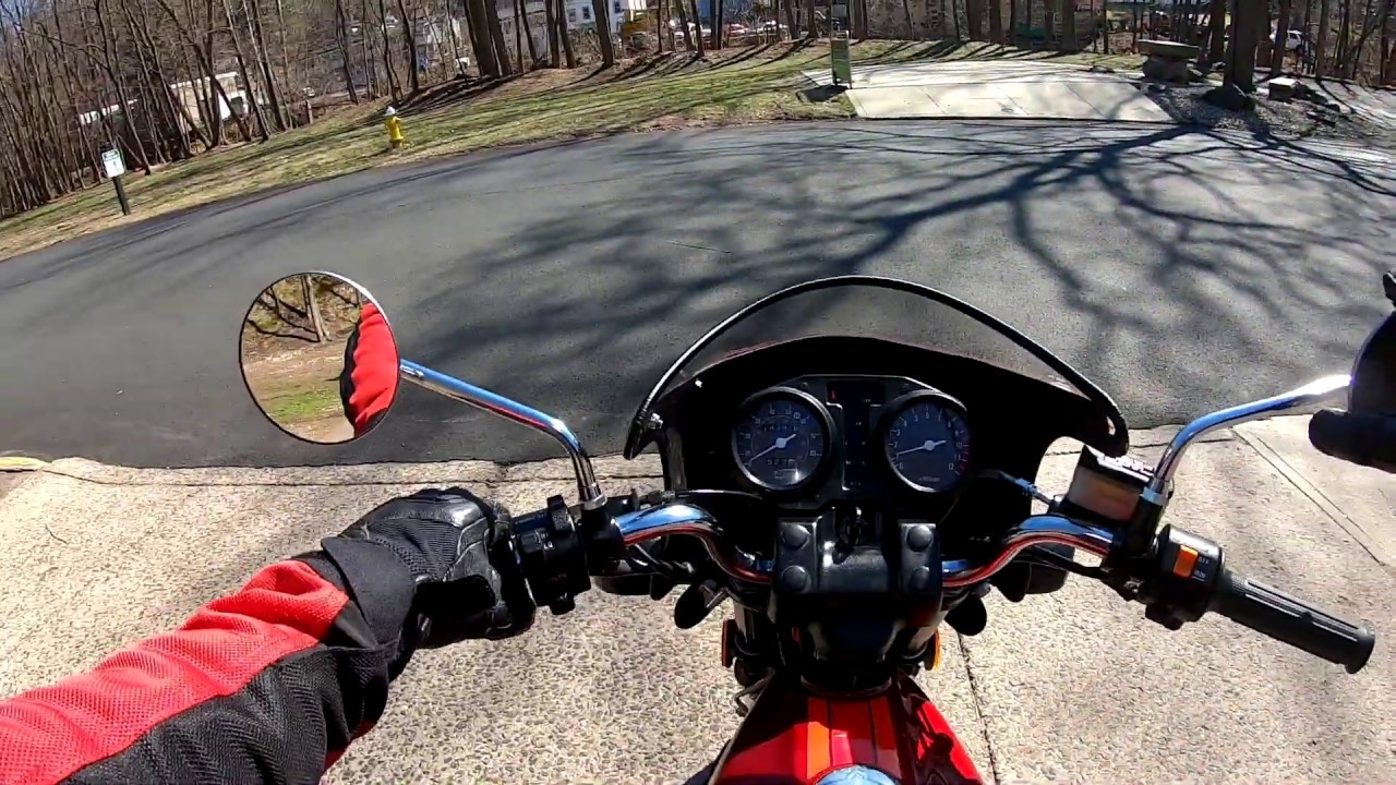 1981 Suzuki GS450S - ON BOARD