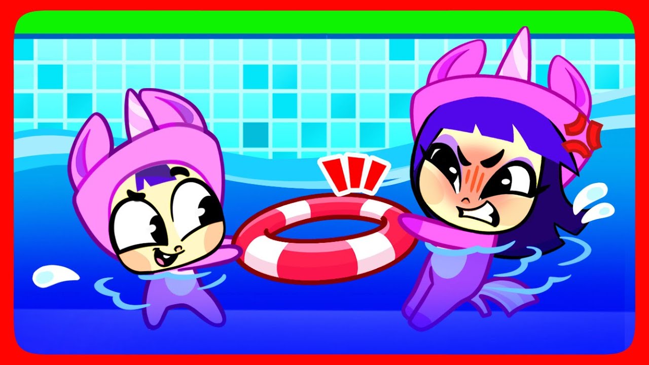 🏖 Safety Rules In The Pool ⛔Play Safe in The Swimming Pool! 🛟 Safety Rules For Kids