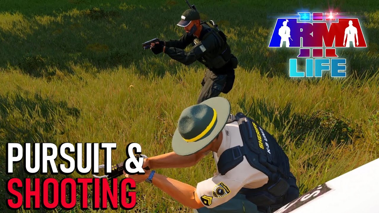 Arma 3 Life Police #44 - Intense Pursuit Leads to Forest Shootout