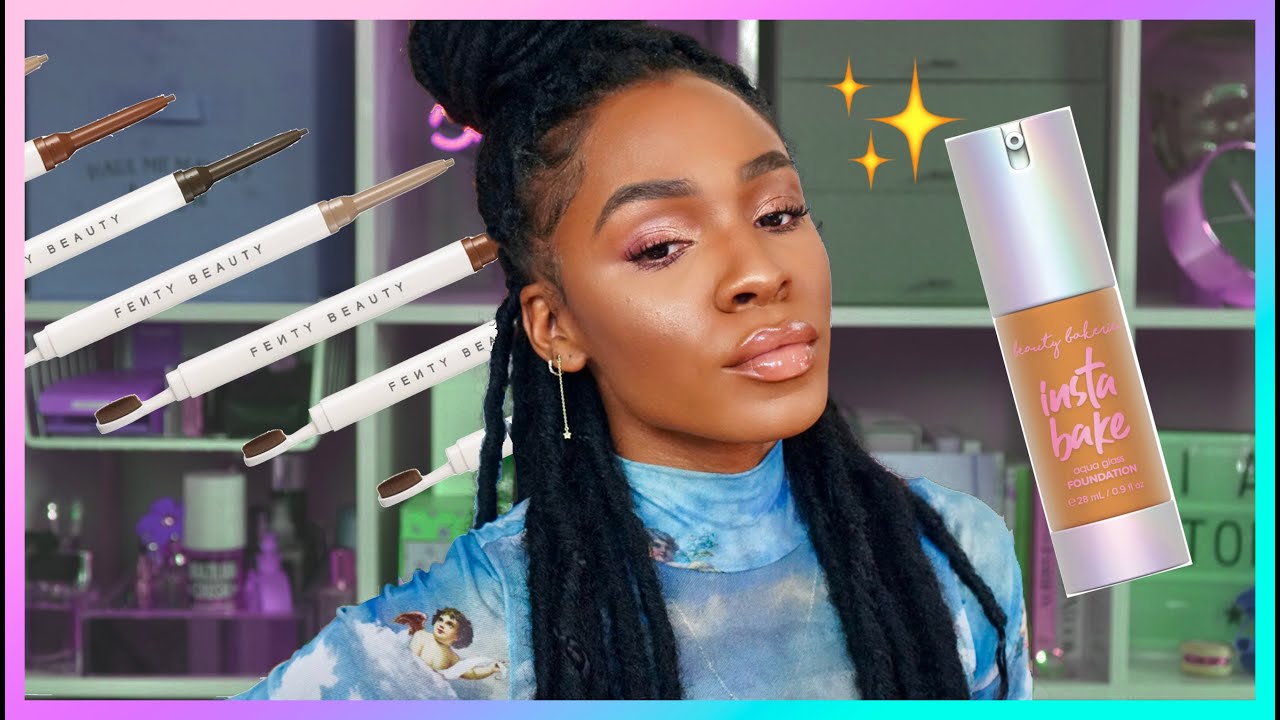 TRYING MORE NEW STUFF! Tarte Shape Tape,  Fenty Brow MVP, Beauty Bakerie InstaBake Foundation