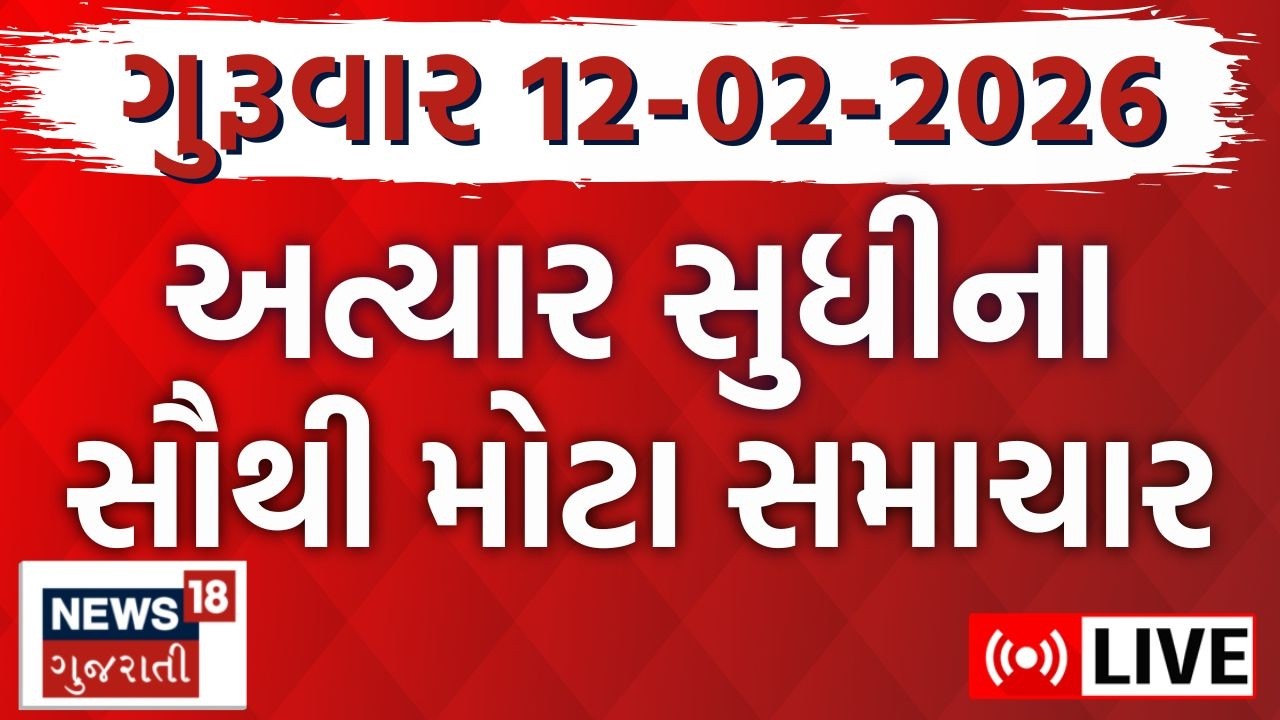 Gujarat Fatafat News | આજના તમામ મહત્વના સમાચાર | Superfast News | Weather Updates| News18 Gujarati