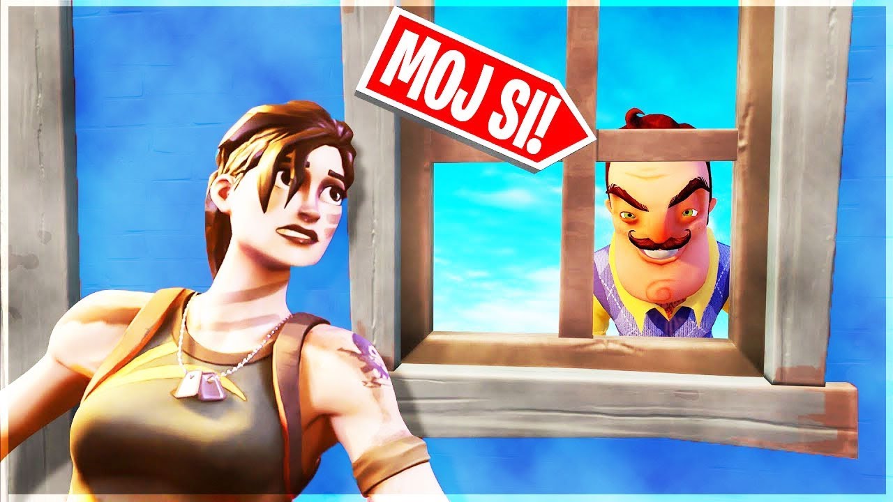 BJEZIMO OD ZLOG SUSJEDA U FORTNITE-U! - Fortnite Hello Neighbour /w MarkoKC