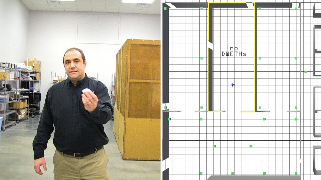 CUWB RTLS: Tracking a Tag through Walls