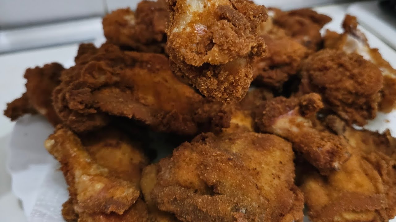 دجاج كنتاكي🥰 مقرمش ولذيذ😋 ساهل وبدون تعقيدات ديريه بلي متوفر عندك فالبيت سهل من هكا مكاينش🥳🥳