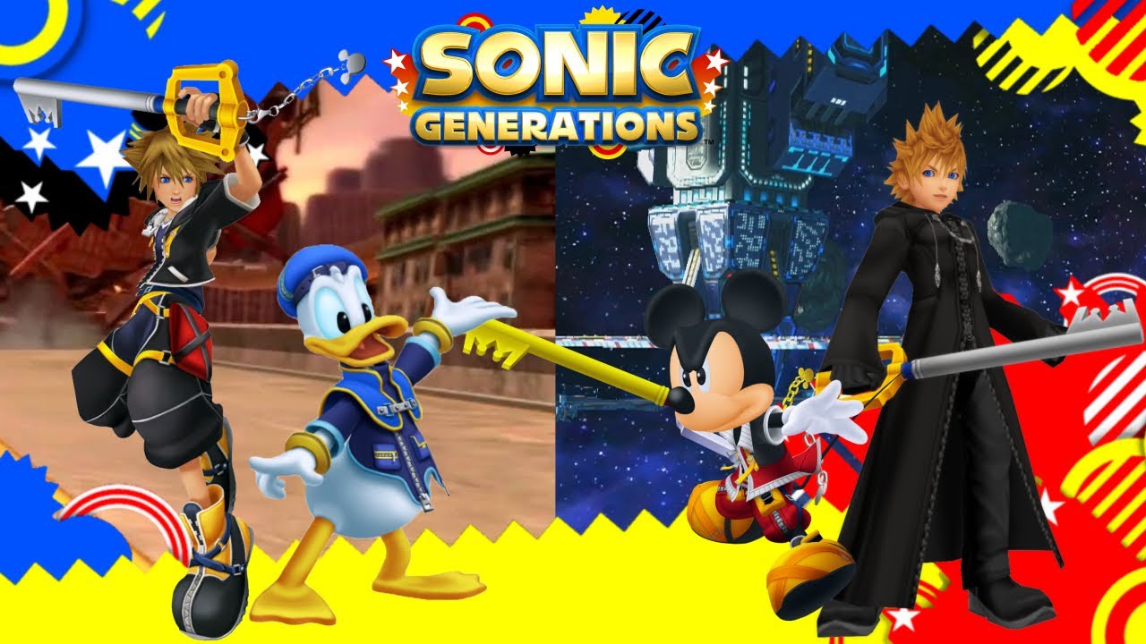 Sonic Generations: Sora vs Roxas + Donald vs Mickey Mod Showcase!