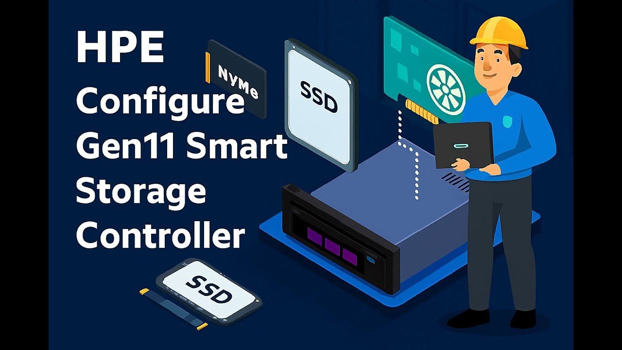 How to Configure HPE MR Gen11 Smart Array Storage Controller #raid #server #how #2025 #data #qwe