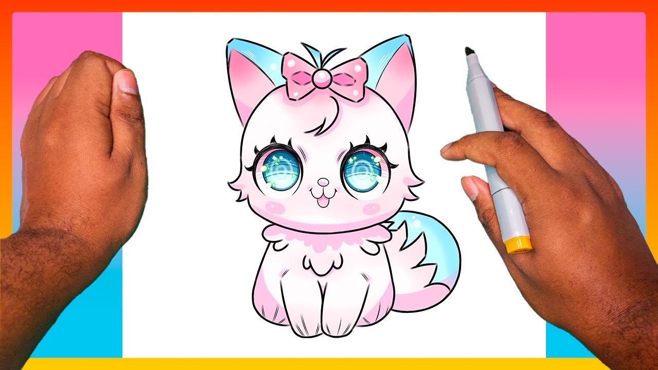 Desenhe um Gatinho FOFO em Apenas 8 Minutos!