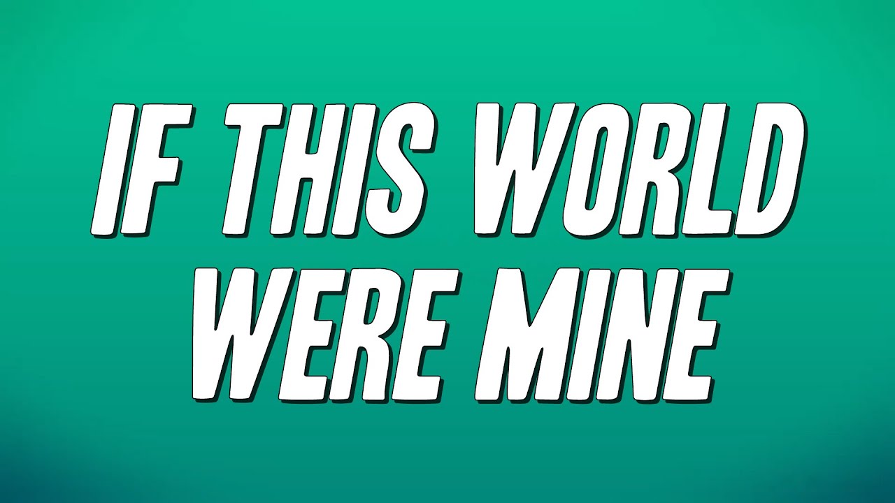 Cheryl Lynn, Luther Vandross - If This World Were Mine (Lyrics)