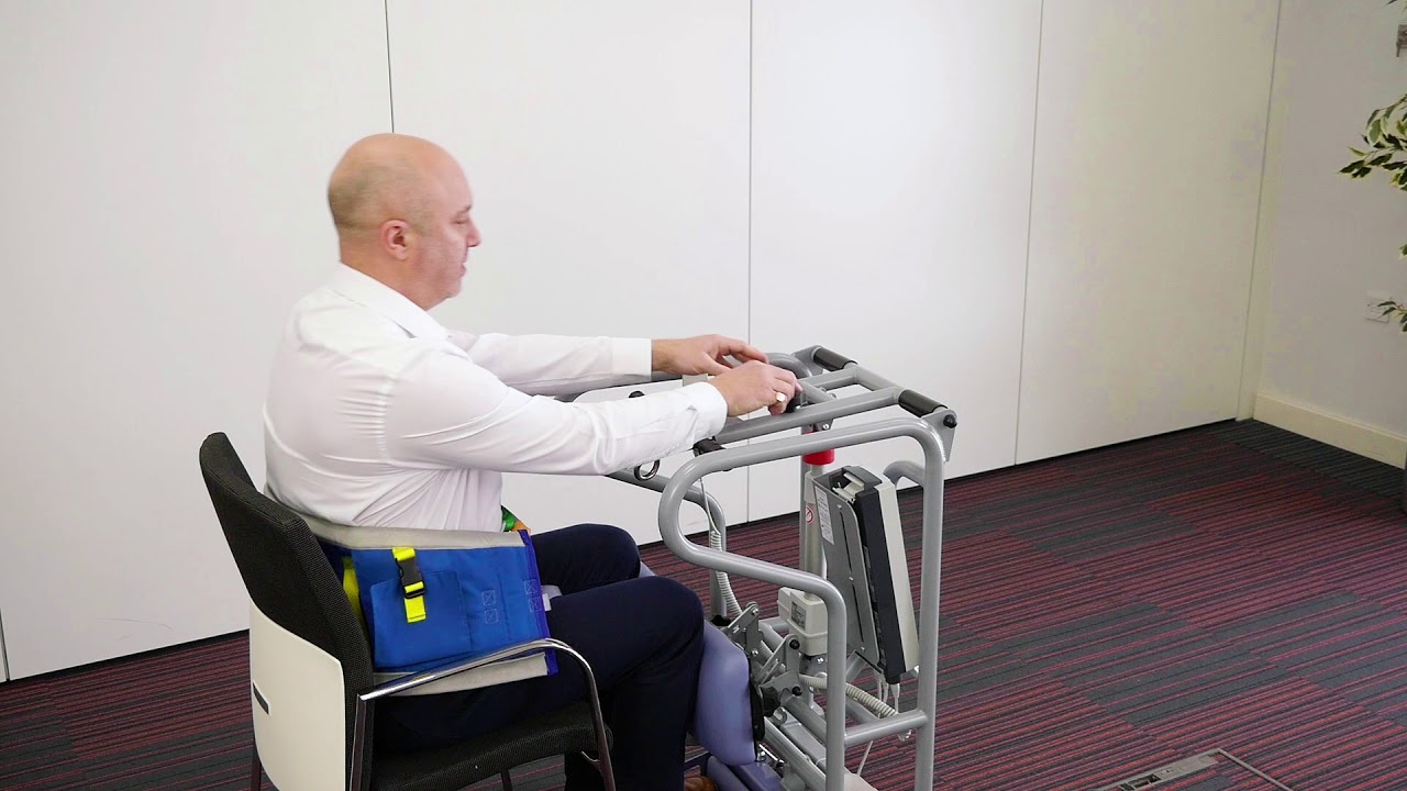 SA160C mini in-use with Thoracic Sling