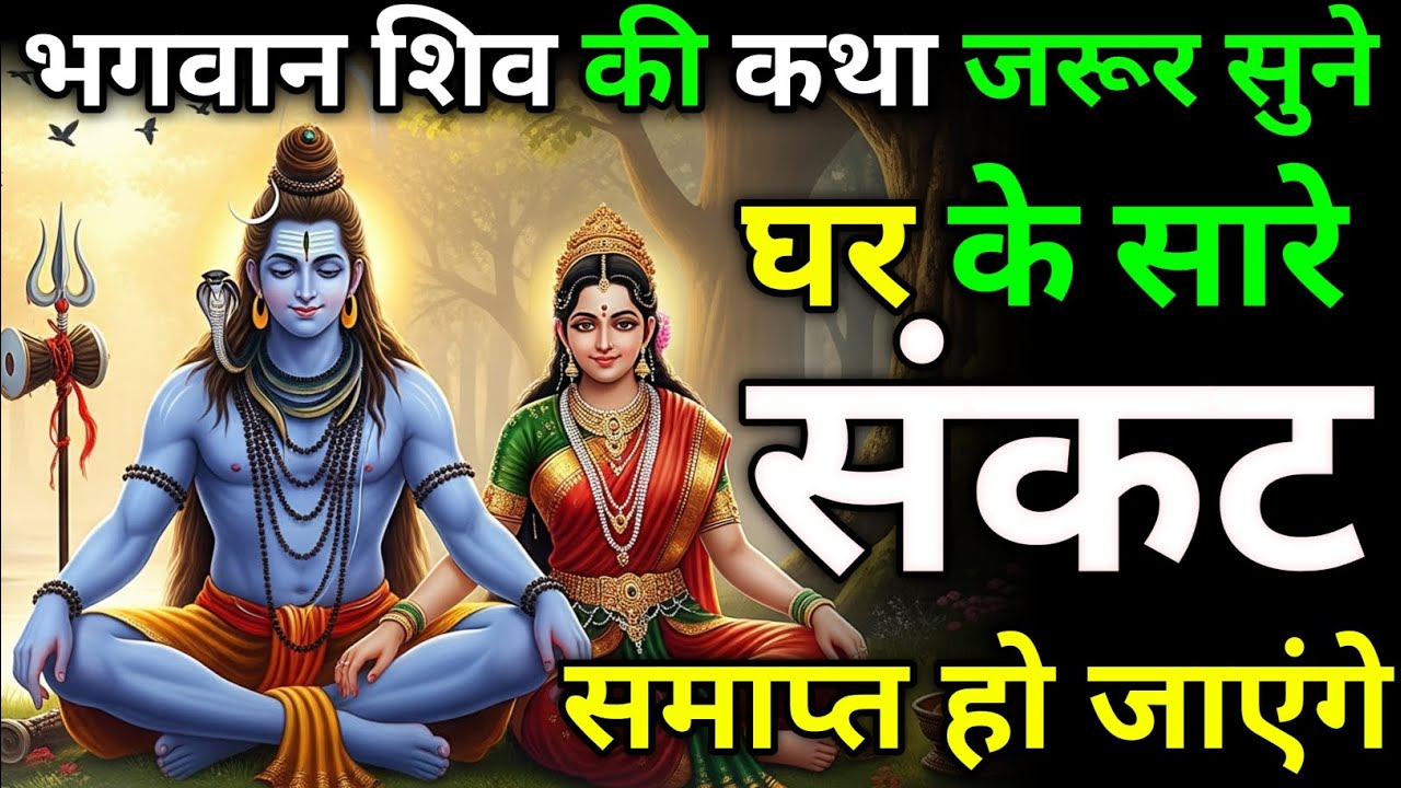 इस भागवत कथा को सुनलो घर के सारे संकट समाप्त | शिव की कथा | #bhakti #bhakti shivkatha