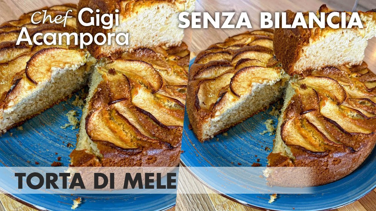 TORTA DI MELE SOFFICE ALTA - SENZA BILANCIA, FACILISSIMA E VELOCE DA REALIZZARE ⚖️🍎