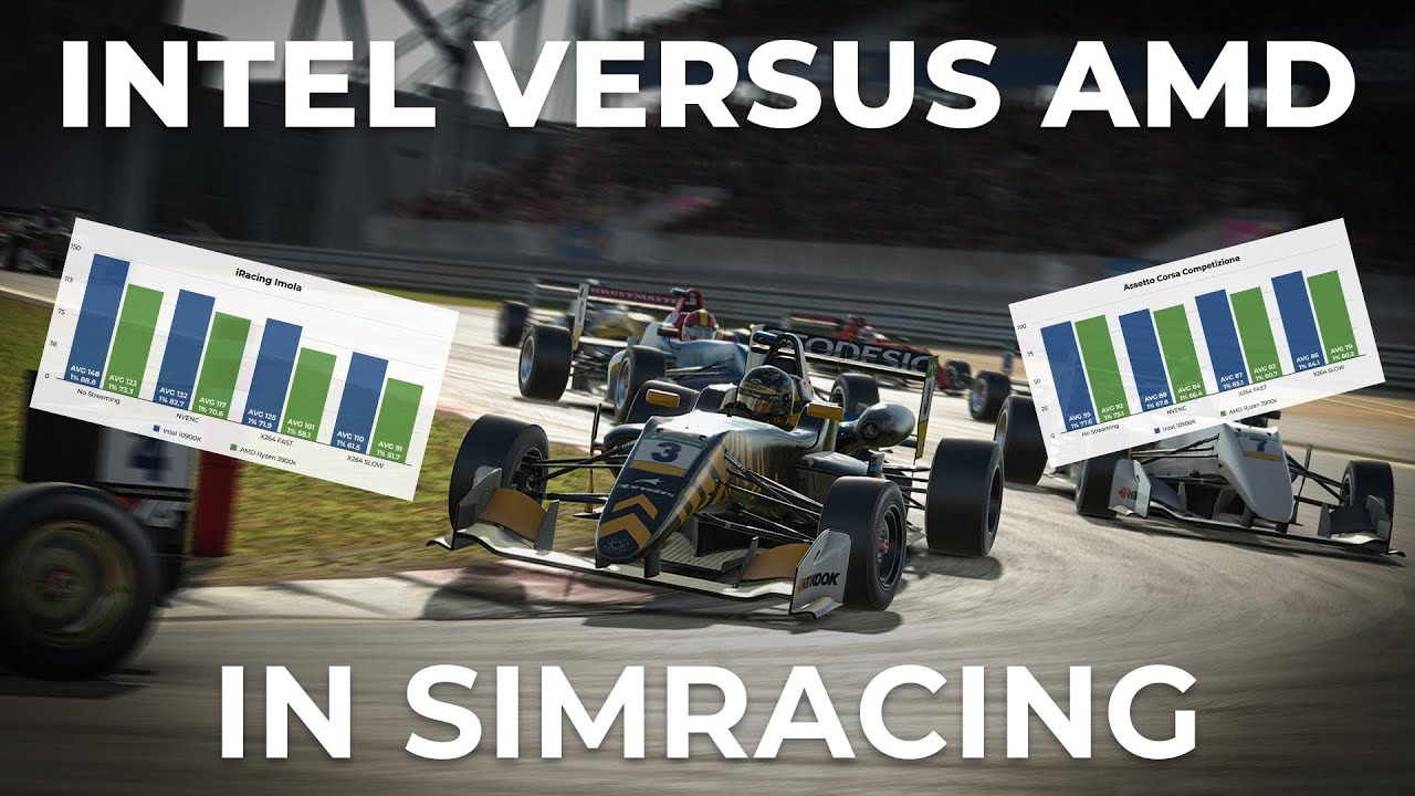 Intel i9 10900k vs. AMD Ryzen 3900x | Gameplay and Streaming Benchmarks in Simracing
