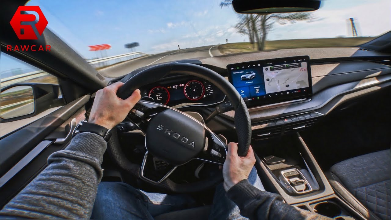 2025 Skoda Octavia Sportline (204 hp, 2.0 TSI 4x4) - POV Test Drive
