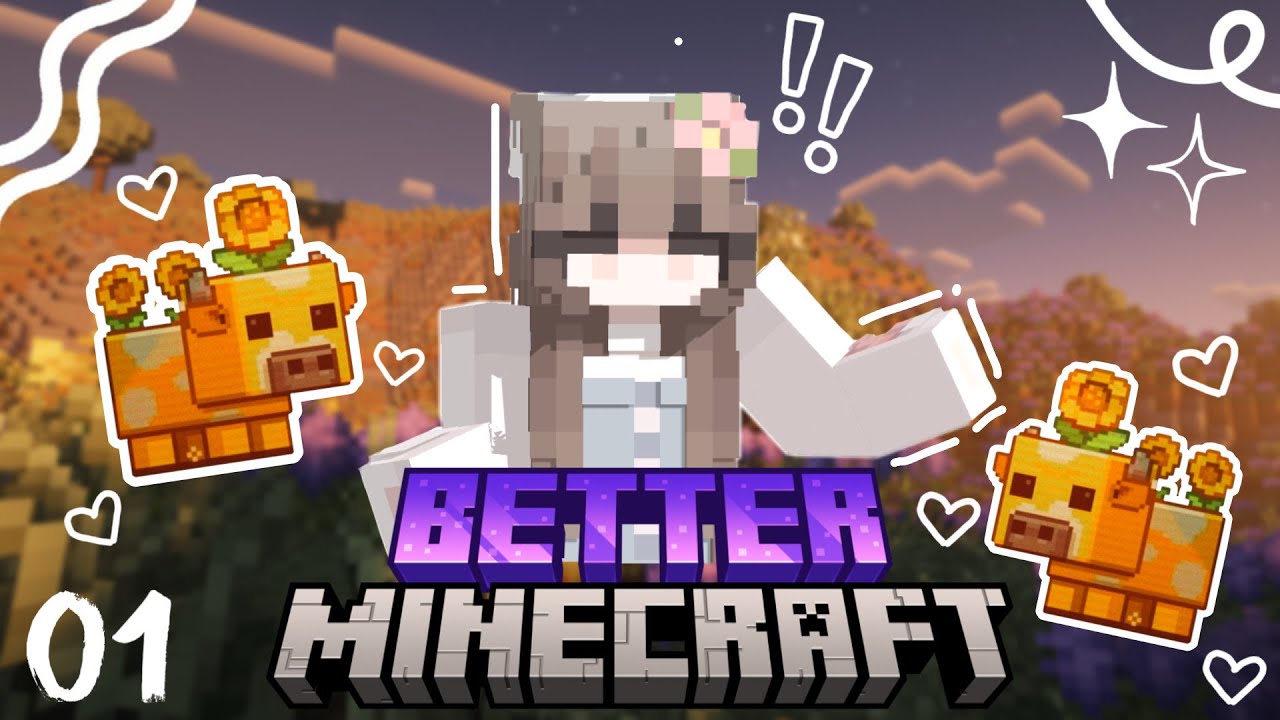 a COZY start in BETTER MINECRAFT ♡ | Survival Longplay
